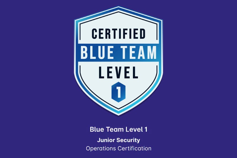 My Experience with the Blue Team Level 1 (BTL1) Certification