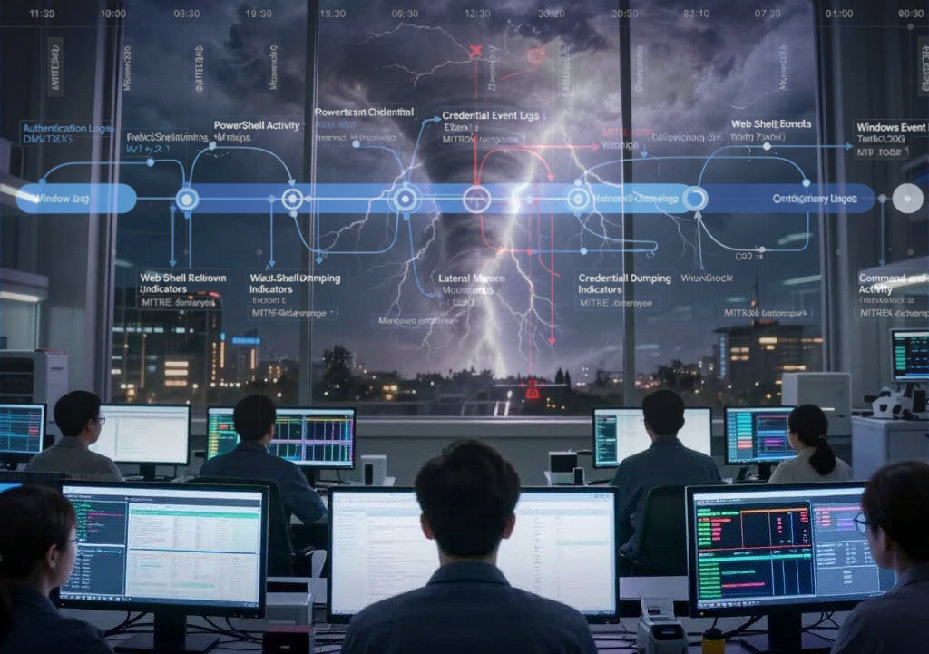 SOC Incident Report: Investigation of a Volt Typhoon-Inspired Intrusion