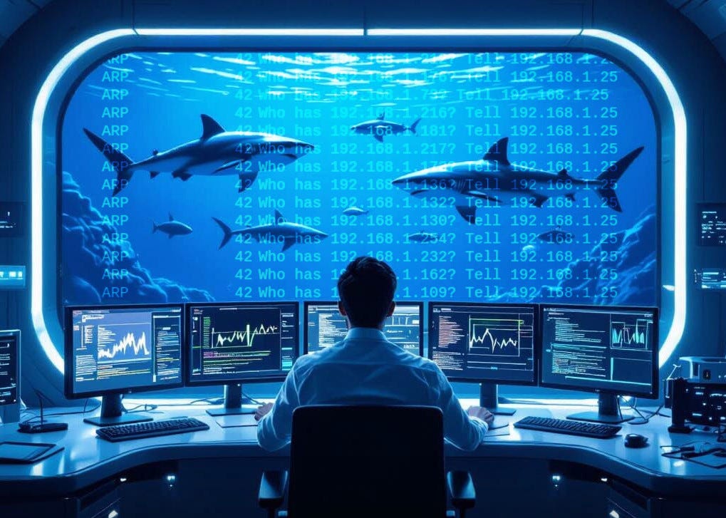 Wireshark Traffic Analysis: ARP Poisoning & Man In The Middle